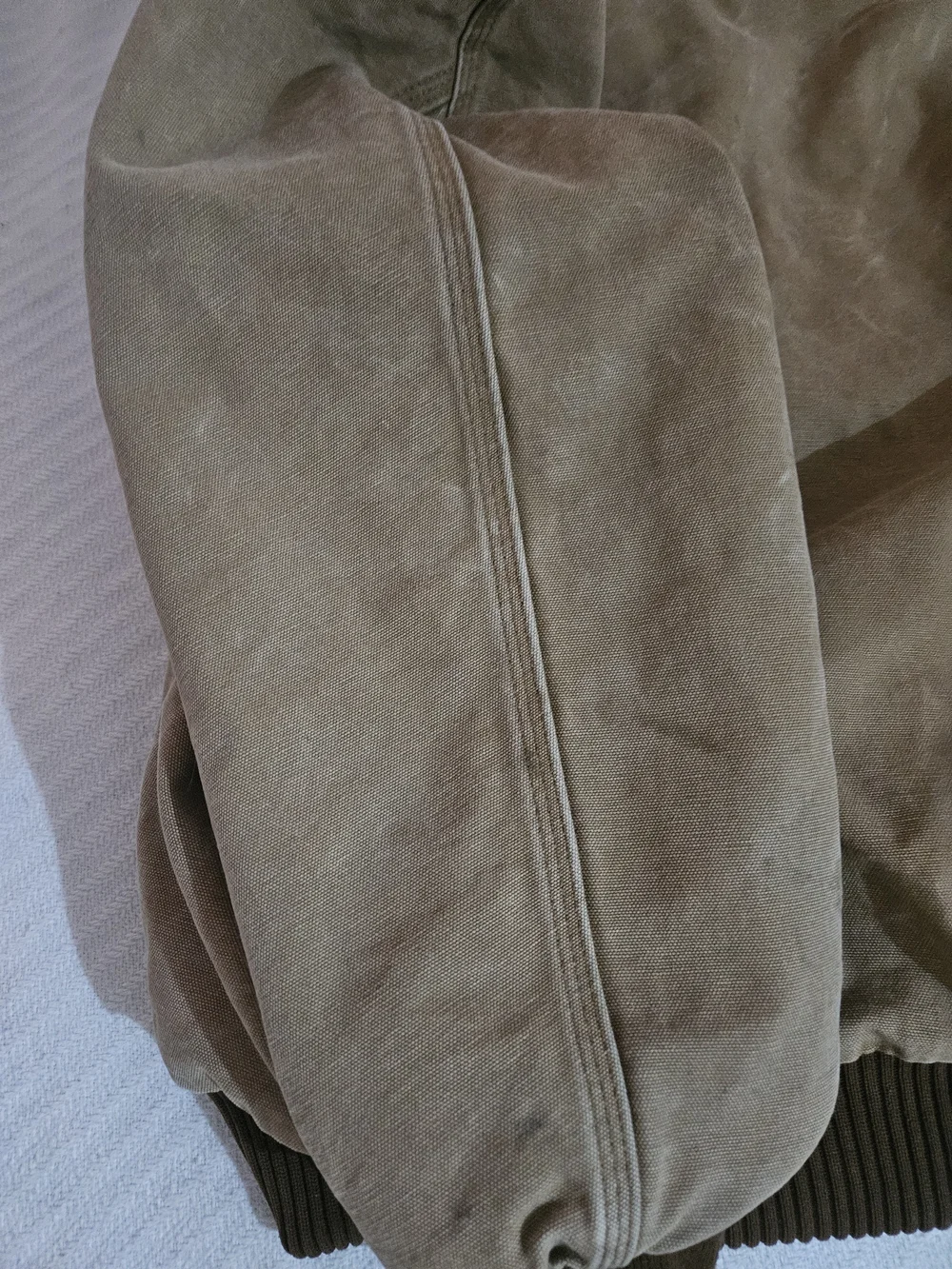 Carhartt Men’s Brown Hooded Zip-Front Work Jacket